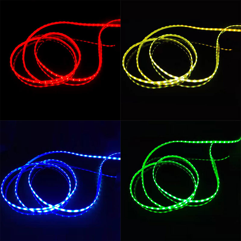 DC5V WS2811 Multi-Color Lights 4mm Slim COB LED Strip 240Chips/m DC5V WS2811 Multi-Color Lights 4mm Slim COB LED Strip 240Chips/m
